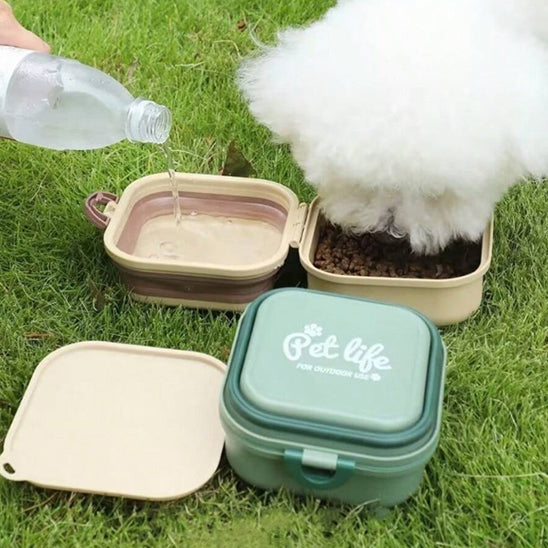 Gamelle pour Chien Portable Double | for walks