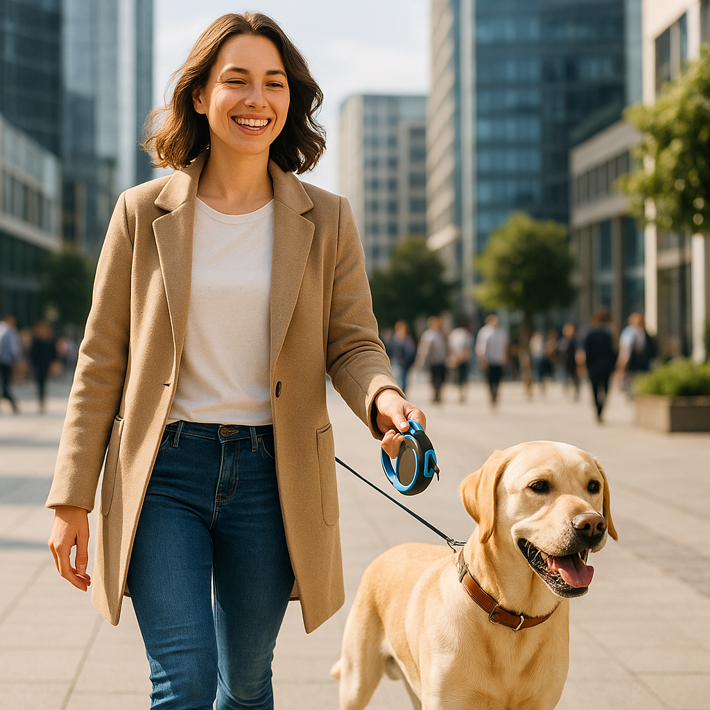 Laisse pour chien rétractable | topleasuredog