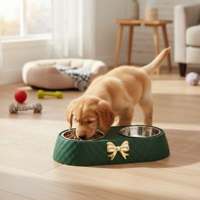 Gamelle Chien | luxe nĆud papillon