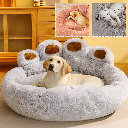 le coussin parfait pour votre chien|en forme de patte