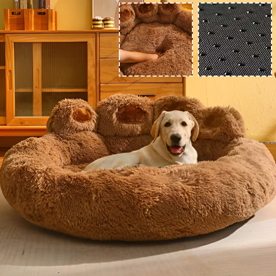 le coussin parfait pour votre chien|en forme de patte
