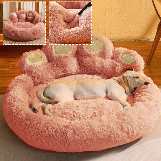 le coussin parfait pour votre chien|en forme de patte