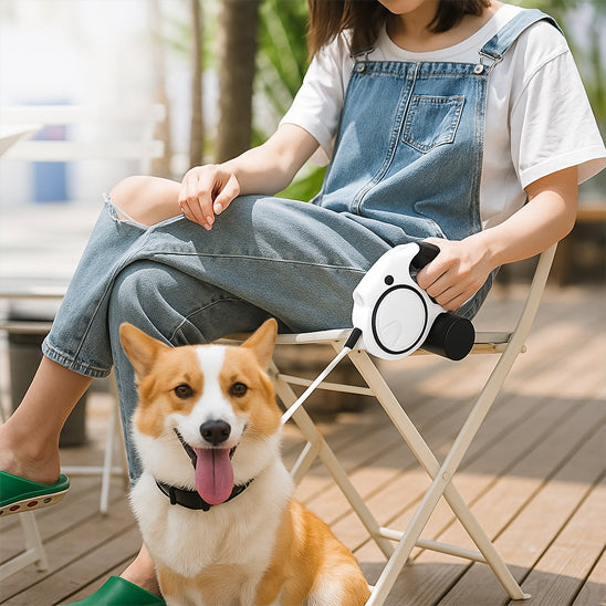 Laisse rétractable chien | topleasuredog
